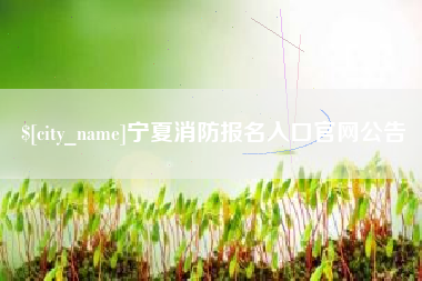 日喀则宁夏消防报名入口官网公告