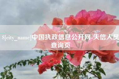 日喀则中国执政信息公开网-失信人员查询页