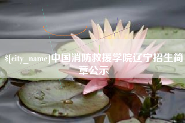 日喀则中国消防救援学院辽宁招生简章公示