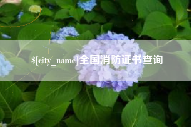日喀则全国消防证书查询