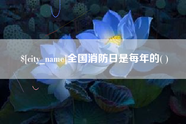日喀则全国消防日是每年的( )
