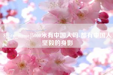 日喀则5000米有中国人吗-都有中国人坚毅的身影