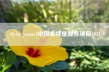 日喀则中国金牌是哪些项目2021