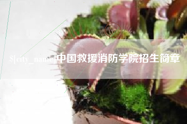 日喀则中国救援消防学院招生简章