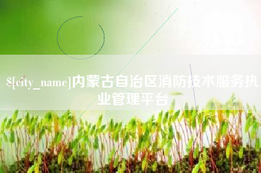 日喀则内蒙古自治区消防技术服务执业管理平台