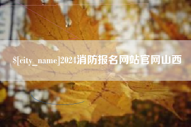 日喀则2024消防报名网站官网山西