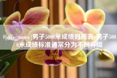 日喀则男子5000米成绩对照表-男子5000米成绩标准通常分为不同等级