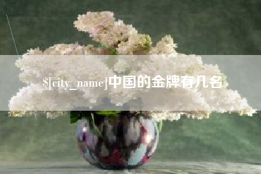 日喀则中国的金牌有几名
