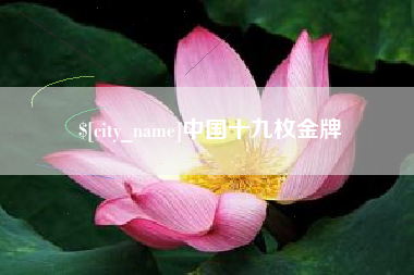 日喀则中国十九枚金牌