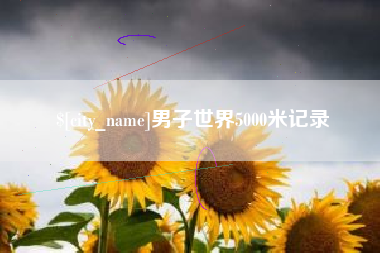 日喀则男子世界5000米记录
