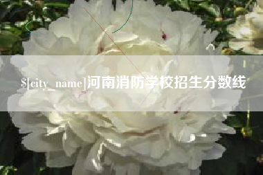 日喀则河南消防学校招生分数线