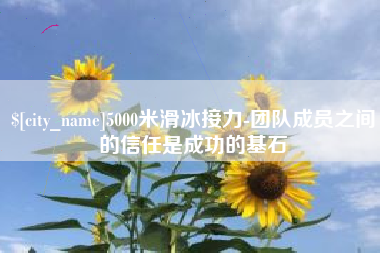 日喀则5000米滑冰接力-团队成员之间的信任是成功的基石