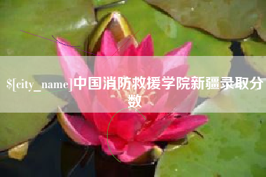 日喀则中国消防救援学院新疆录取分数