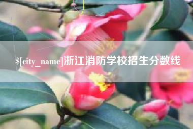 日喀则浙江消防学校招生分数线