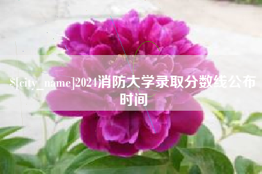 日喀则2024消防大学录取分数线公布时间