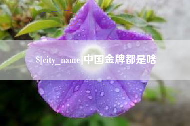 日喀则中国金牌都是啥
