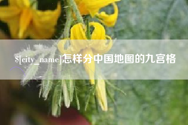 日喀则怎样分中国地图的九宫格