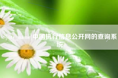 日喀则中国执行信息公开网的查询系统