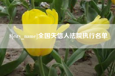 日喀则全国失信人法院执行名单
