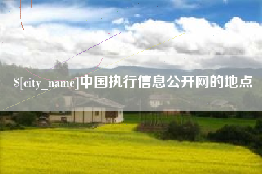 日喀则中国执行信息公开网的地点