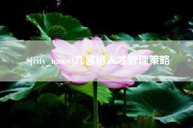 日喀则九宫格人才管理策略