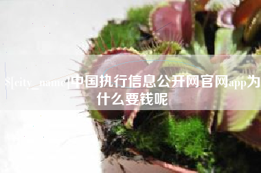 日喀则中国执行信息公开网官网app为什么要钱呢