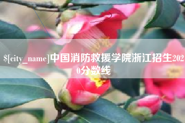 日喀则中国消防救援学院浙江招生2020分数线