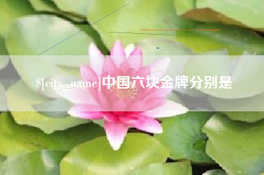 日喀则中国六块金牌分别是